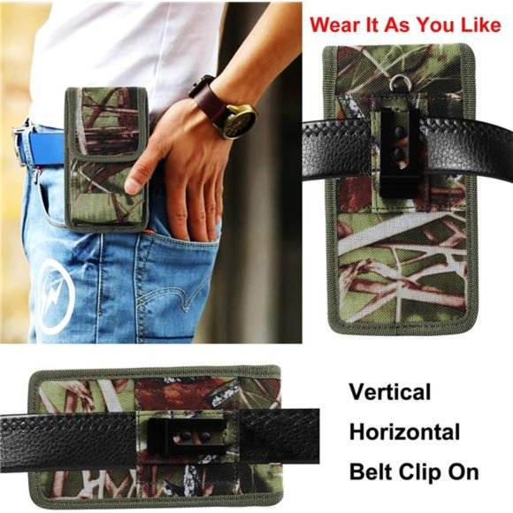 Cell Phone Holster for Samsung Galaxy S23 Ultra S23 S23 Plus Note 20, Nylon - Picture 4 of 7